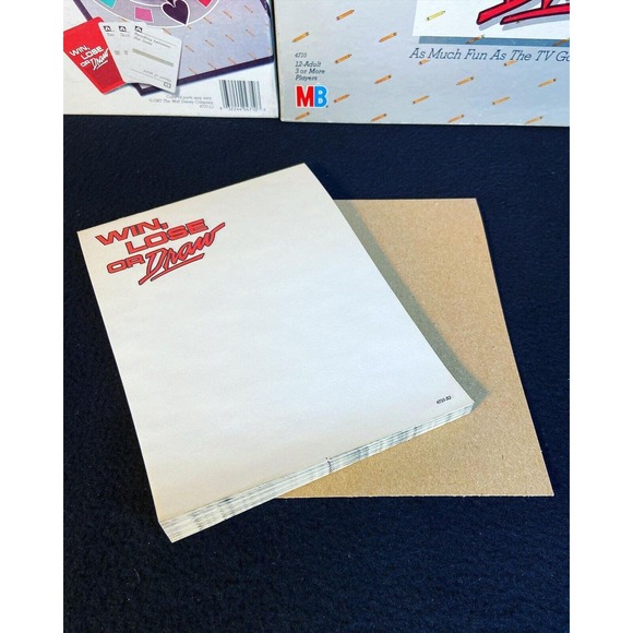 Vintage 1987 Win Lose or Draw Board Game Milton Bradley Disney COMPLETE NOB! - Picture 12 of 12